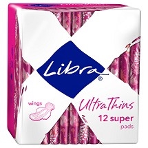 Libra Pads Ultra Thin Wings Super 12s
