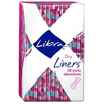 Libra  Liners Thin & Extra Absorbent 28s