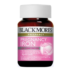 Blackmores Pregnancy Iron - 30 tab