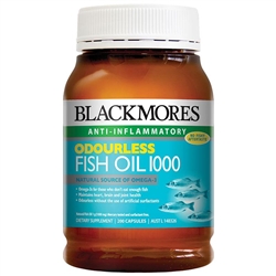 Blackmores Odourless Fish Oil 1000  - 200 tab