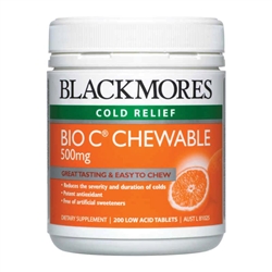 Blackmores Bio C Chewable  - 200 tab