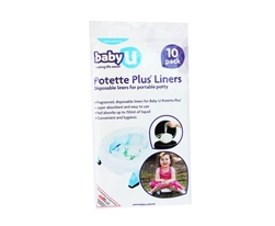 Baby U Potette Folding Travel Potty Liners