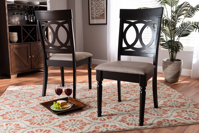 WoW Baxton Studio Modern Lucie Series Dining Chairs Enhance