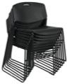 Regency Seating - Zeng Stack Chair (8 pack) - Black