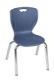 Regency Classroom Chair - Andy 15" Stack Chair - Navy Blue
