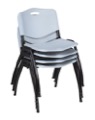 Regency Guest Chair - M Stack Chair (4 pack) - Grey