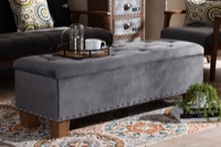 Baxton Studio Living Room Furniture Sectional Sofas Langley Series