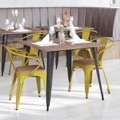 Metal Colorful Restaurant Chairs