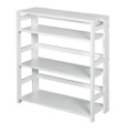 Flip Flop 34" High Folding Bookcase - White