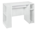 Niche Mod 31" Desk with 2 shelf Bookcase  - White Wood Grain