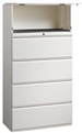 Great Openings Trace - 5 Drawer Lateral File Cabinet with 1 Flipper Door, Fixed Shelf - 36"W