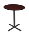 Cain 36" Round Cafe Table - Mahogany