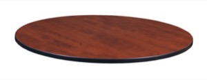 48" Round Laminate Table Top - Cherry/ Maple