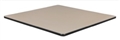 30" Square Slim Table Top - Beige/ Grey