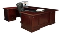 Regency Prestige - Desk 72" U-Shape, Credenza, File Cabinets