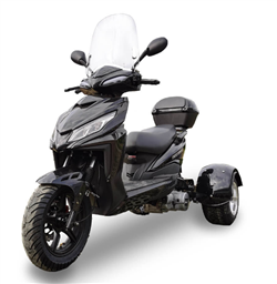 IB-PST150-9ZMOJOZ150 50cc Gas 3 Wheeler Trike Scooter