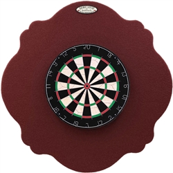 36" Professional Dartboard Backboard, Scalloped