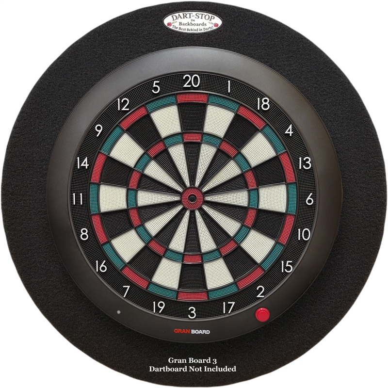 Dartboard backboard clearance