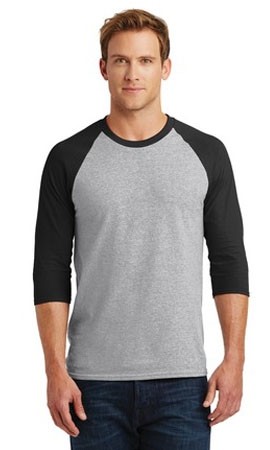 Gildan Heavy Cotton™ 3/4-Sleeve Raglan T-Shirt-Fast Shipping