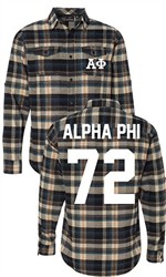 Alpha Phi Long Sleeve Flannel Shirt