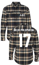 Delta Phi Epsilon Long Sleeve Flannel Shirt