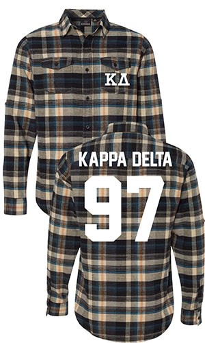 Kappa Delta Long Sleeve Flannel Shirt