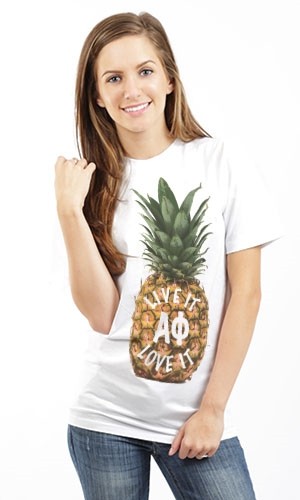 ALPHA PHI AO PINEAPPLE UNISEX T SHIRT