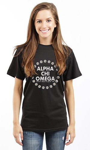 ALPHA CHI OMEGA KNOWS HOW UNISEX TEE