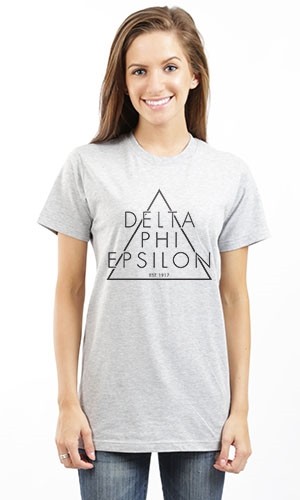 DELTA PHI EPSILON TRIANGLE UNISEX TEE