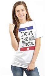 DONT MESS WITH KAPPA ALPHA THETA UNISEX TEE