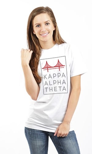 KAPPA ALPHA THETA BRIDGE UNISEX TEE