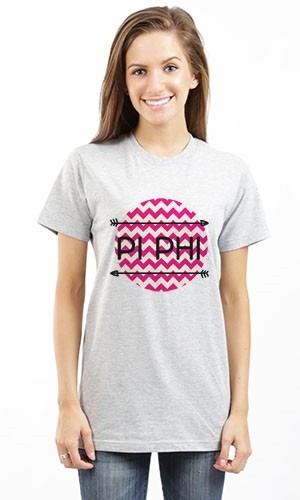 PI BETA PHI ARROWS UNISEX TEE