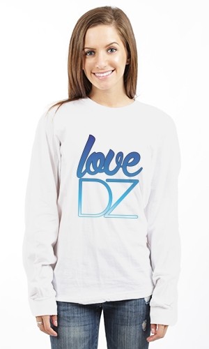 DELTA ZETA LOVE LONG SLEEVE TEE