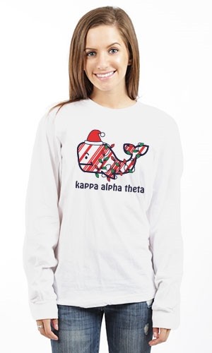 KAPPA ALPHA THETA WHALE LONG SLEEVE TEE