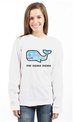 PHI SIGMA SIGMA WHALE LONG SLEEVE TEE