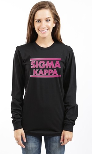 SIGMA KAPPA NEON LIGHTS LONG SLEEVE TEE