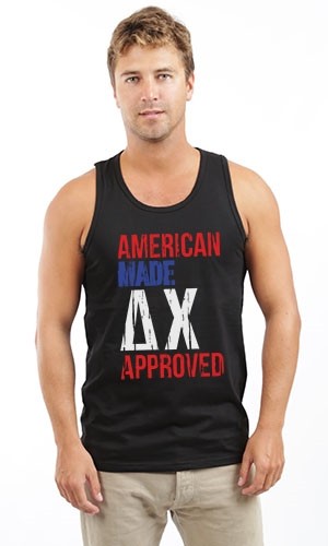 DELTA CHI AMERICAN MADE UNISEX TANK