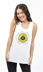 DELTA ZETA SUNFLOWER UNISEX TANK