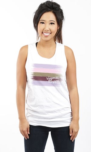 SIGMA KAPPA PAINT BRUSH UNISEX TANK