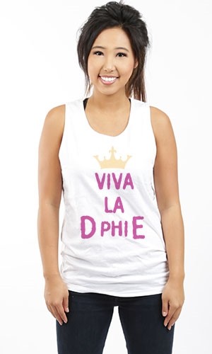 DELTA PHI EPSILON VIVA LA UNISEX TANK