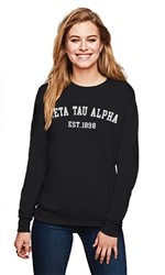 ZETA TAU ALPHA COLLEGE CREWNECK SWEATSHIRT