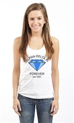 ALPHA DELTA PI DIAMOND RACERBACK TANK