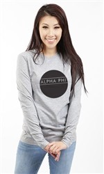 ALPHA PHI CIRCLE LONG SLEEVE TEE