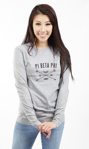 PI BETA PHI EST LONG SLEEVE TEE