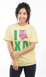 CHI OMEGA I OWL XO UNISEX TEE