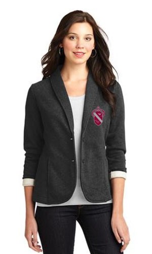 Alpha Phi Fleece Blazer-Fast Shipping