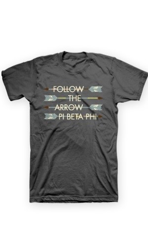 Pi Beta Phi Arrows Tee
