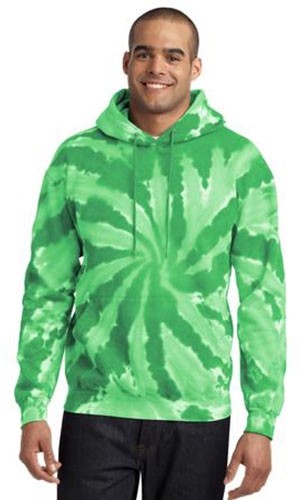 Port & Company Essential Tie-Dye Pullover Unisex Hooded Sweatshirt-Fast Shipping