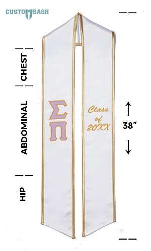 Greek stoles for graduation