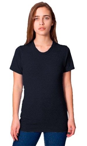 American Apparel Tri Blend Short Sleeve Track Shirt